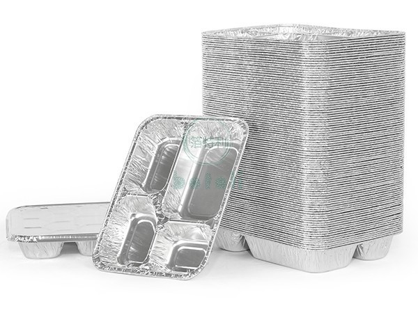 铝箔四格快餐盒BTL4-2318